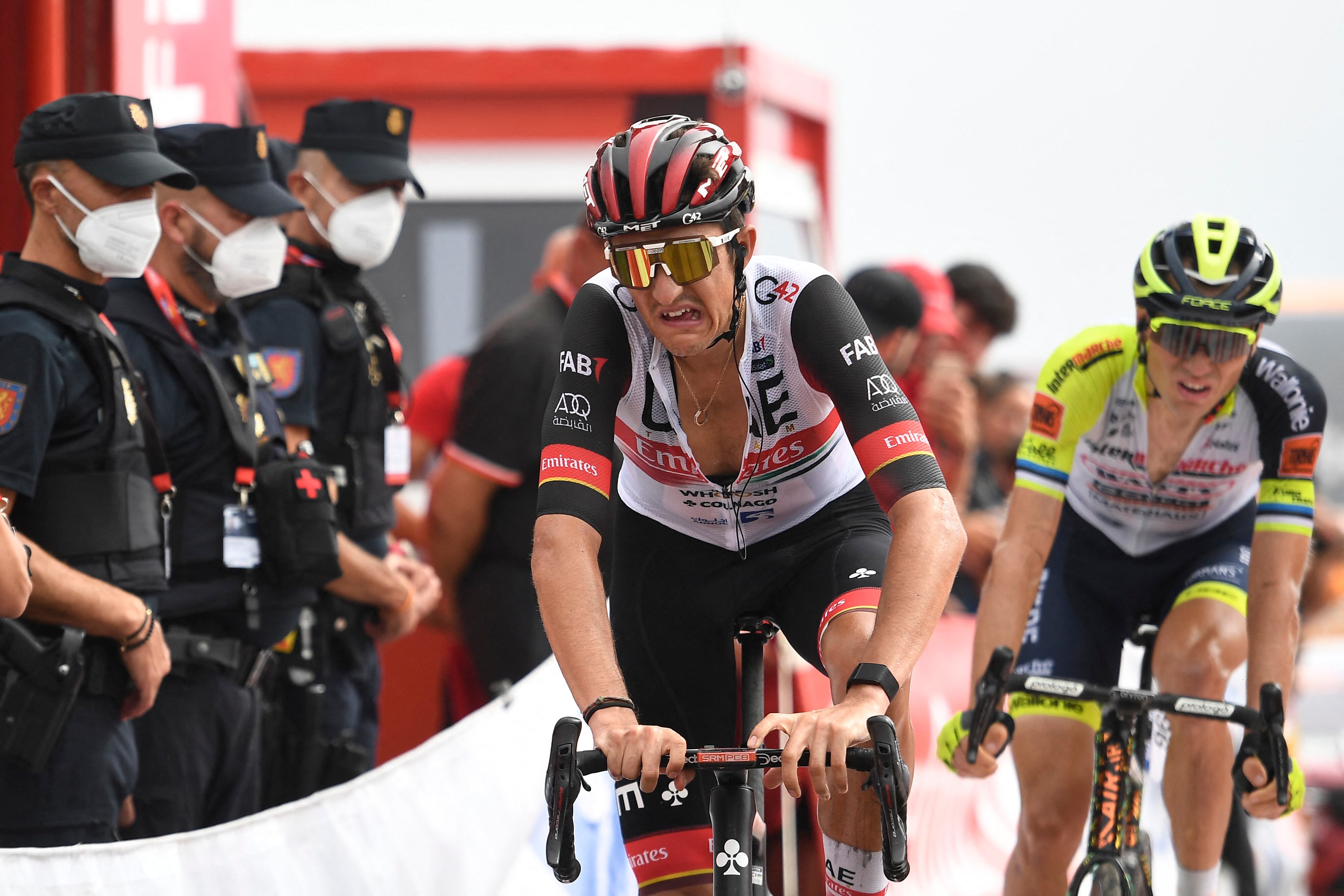 El ibérico llegó en segundo lugar de la etapa 8 de la Vuelta España.