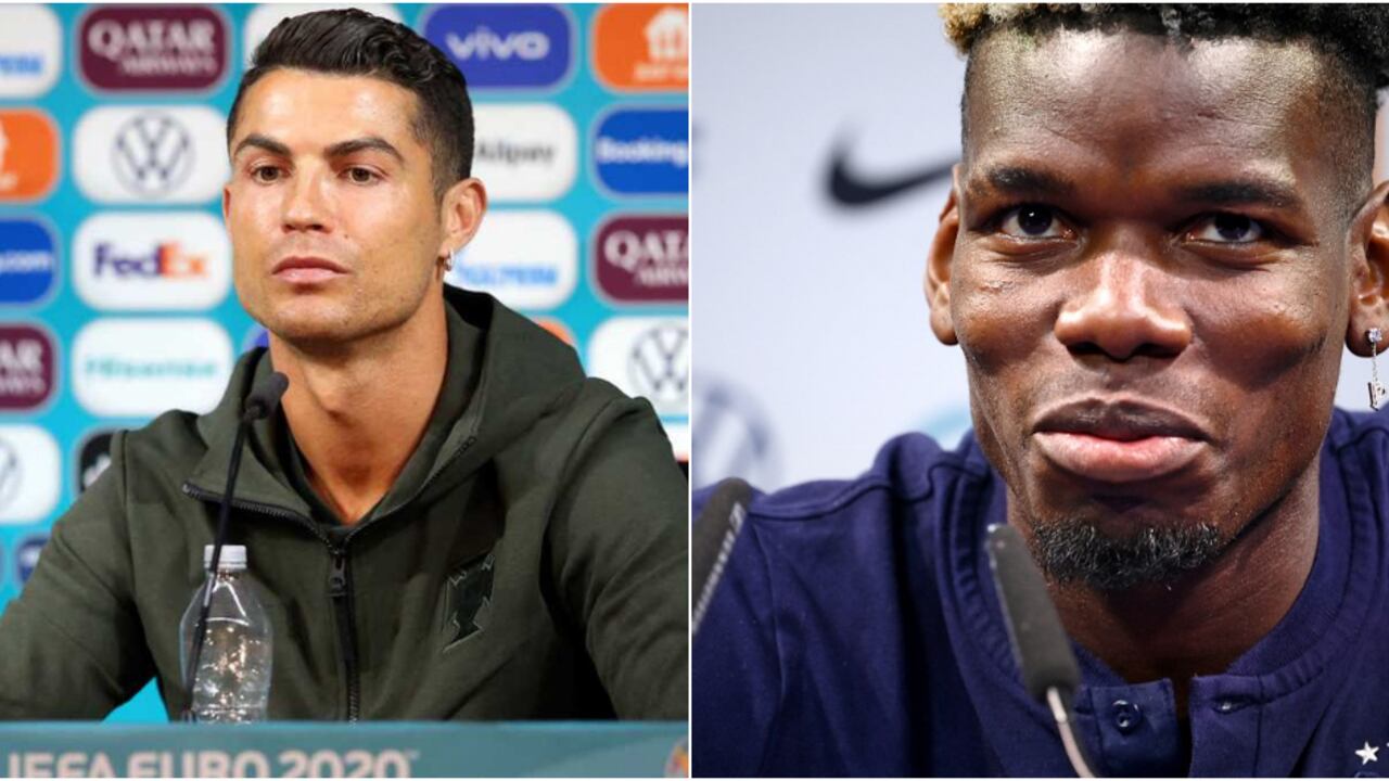 Cristiano Ronaldo y Paul Pogba, futbolistas