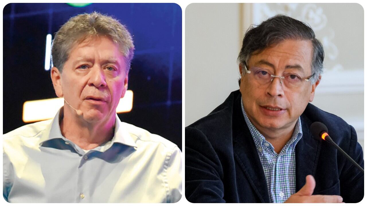 Bruce Mac Master y Gustavo Petro