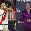 Falcao y Dwayne Johnson (La Roca).