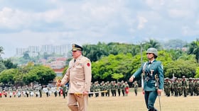 El brigadier general Samuel Salinas Valencia asumió el mando de la Tercera División del Ejército.