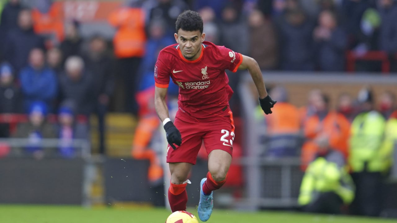 Luis Díaz, Liverpool. Foto: AP/Jon Super