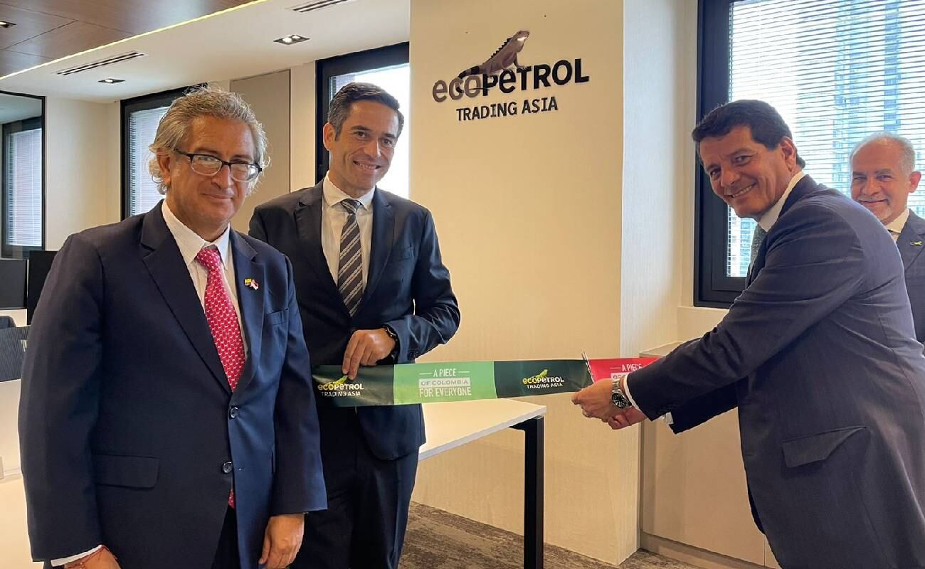 Las ventas a Asia se han duplicado en 5 años y representan el 60 % de las
exportaciones de crudo del Grupo Ecopetrol.