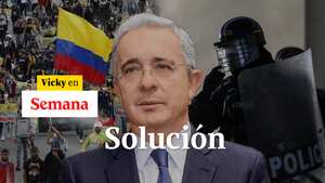 La solución al caos en Colombia, según Álvaro Uribe Vélez