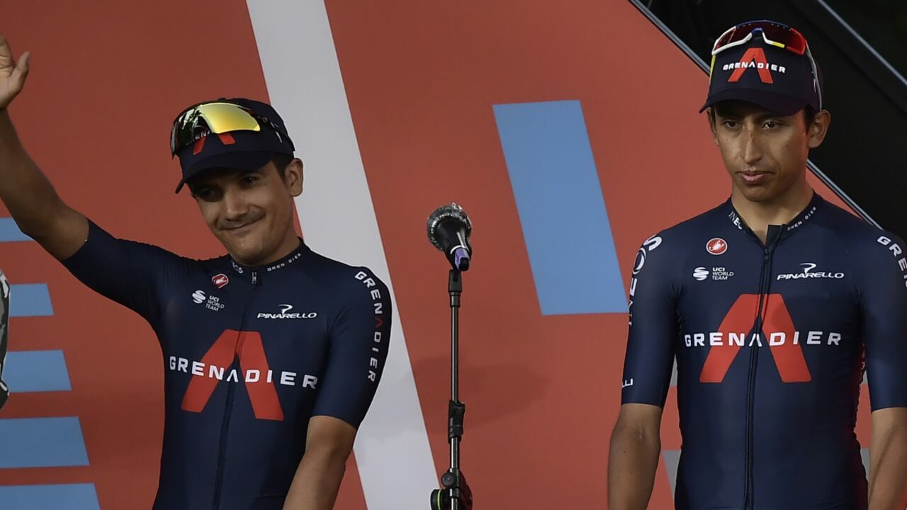 Richard Carapaz y Egan Bernal, TEAM INEOS