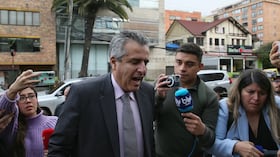Ministro del Interior Luis Fernando Velasco en la Corte