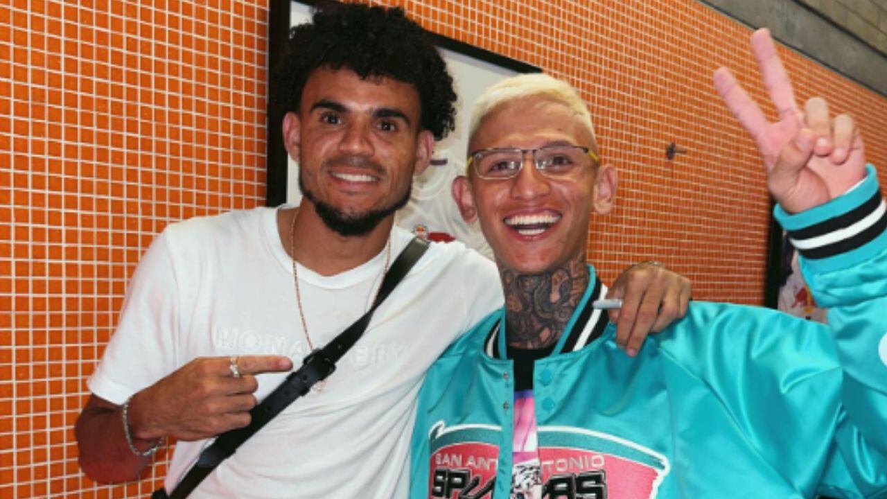 Luis Díaz estuvo en compañía de varios influencers en Medellín