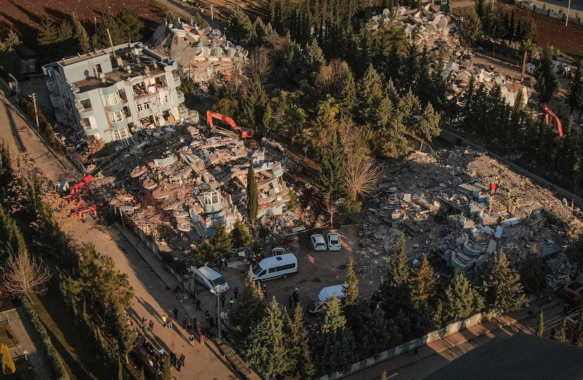 En imágenes : Vistas aéreas de las secuelas del terremoto