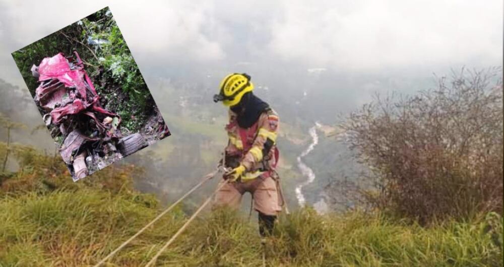 Los organismos de socorro por fin encontraron el cuerpo del conductor del vehículo que cayó al vacío en el Salto del Tequendama