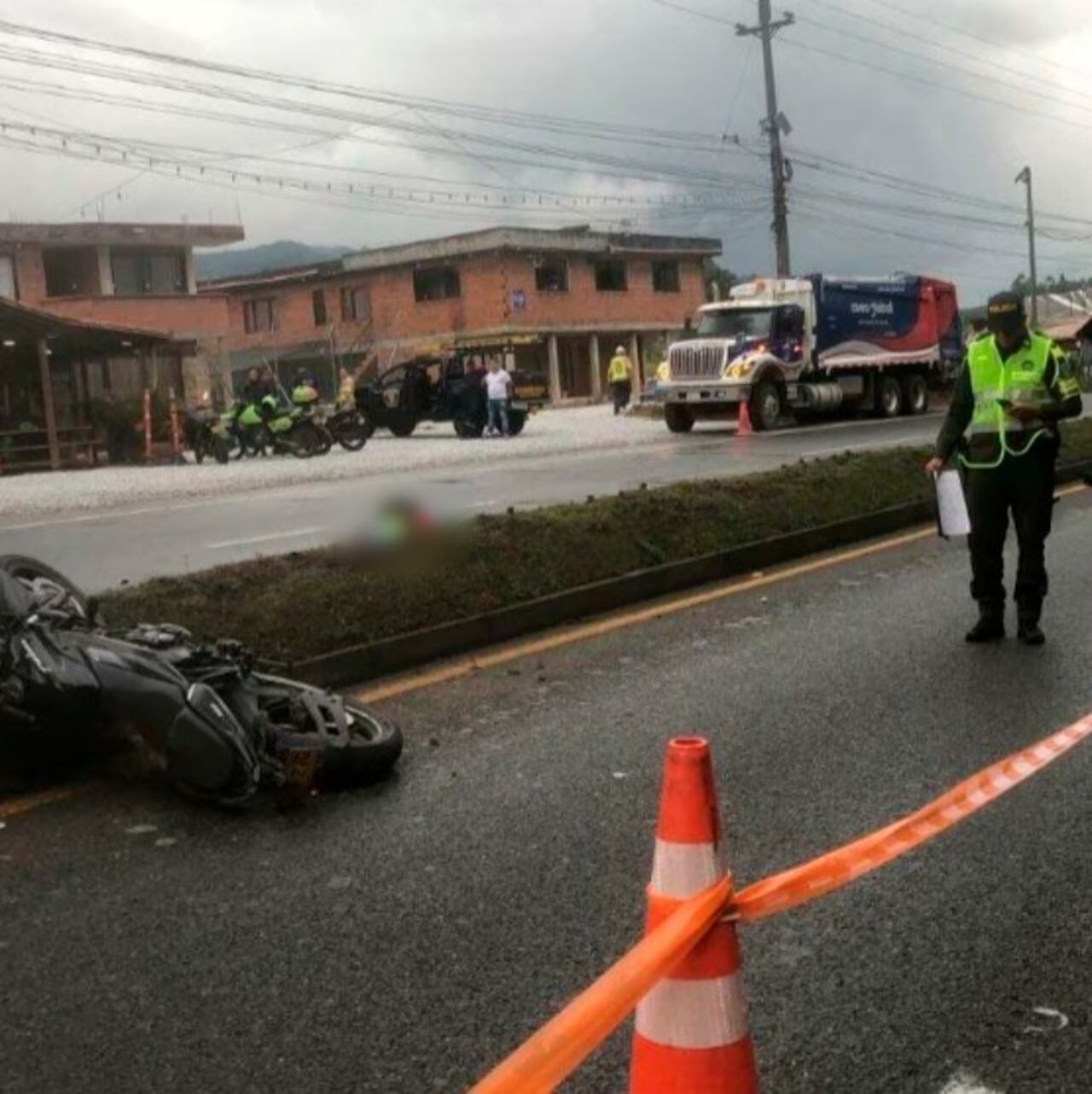Accidente vía Medellín - Bogotá dejó un fallecido