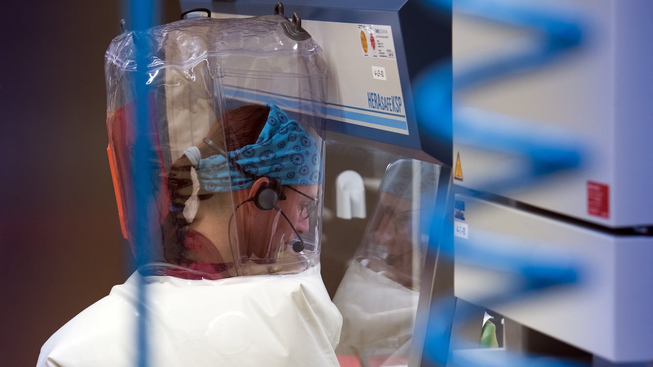 En el laboratorio con el máximo nivel de protección cuatro se pueden investigar de forma segura patógenos altamente infecciosos y potencialmente mortales, como los virus Ébola, Lassa o Nipah.