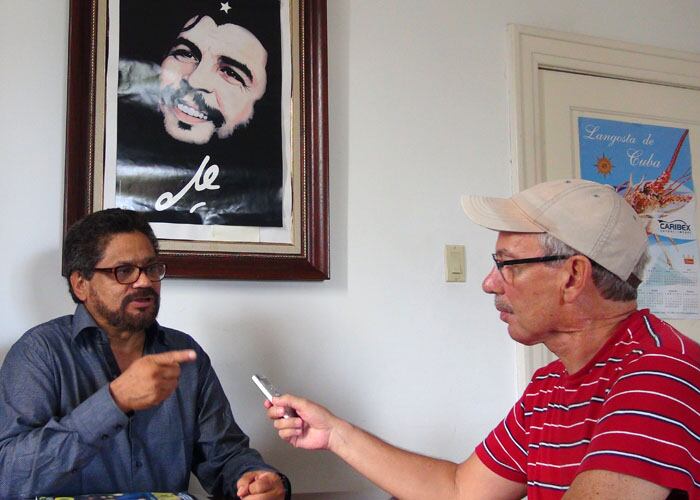 Jorge Enrique Botero entrevista a Iván Márquez en La Habana, Cuba (Archivo)