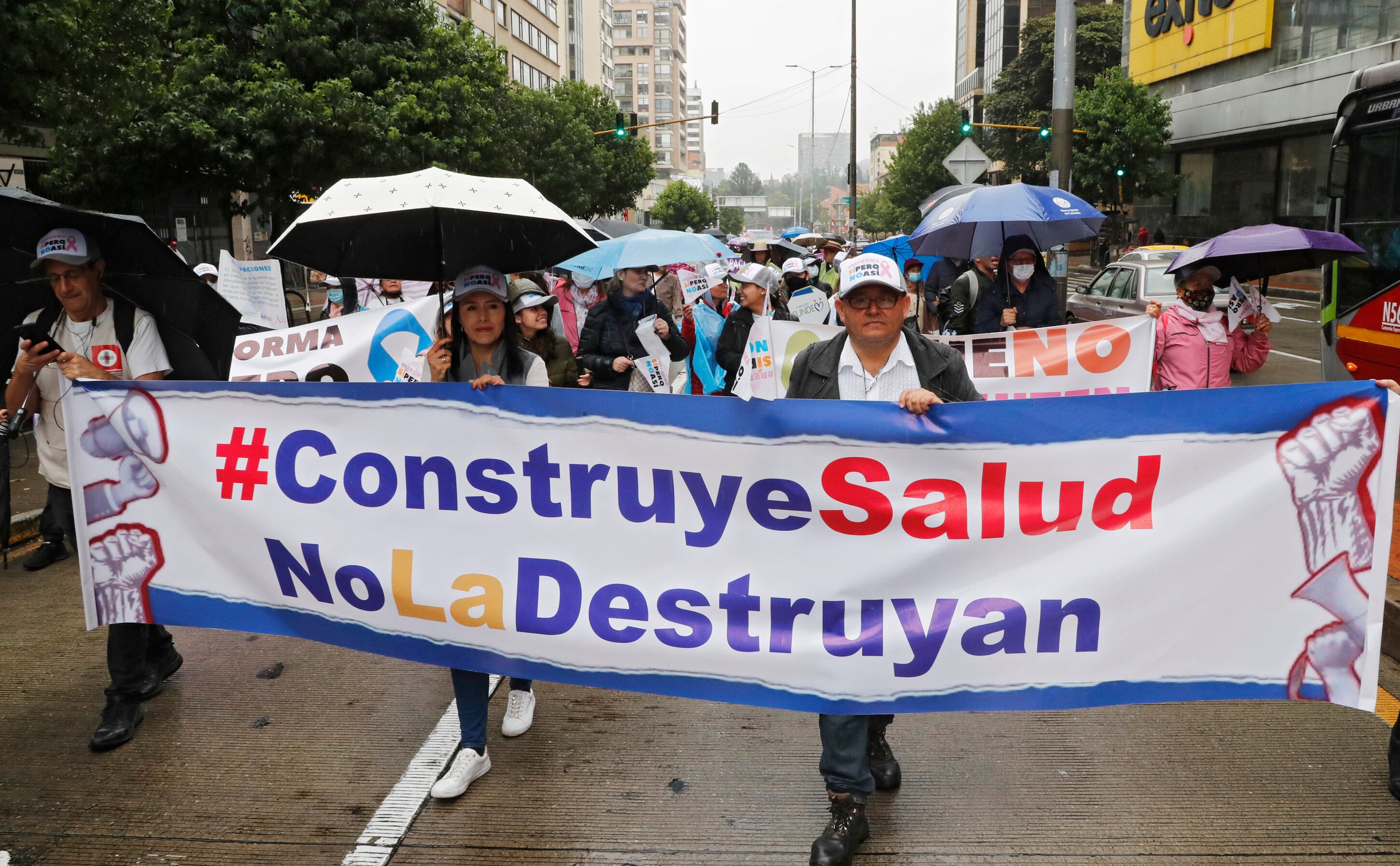 Marchas en contra de la reforma a la salud