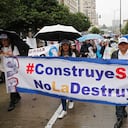 El movimiento Pacientes Colombia convocó a jornada de movilizaciones en contra de la reforma a la salud propuesta por el gobierno Petro.
Bogota marzo 9 del 2023
Foto Guillermo Torres Reina / Semana