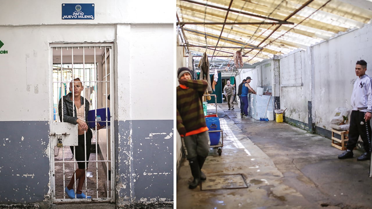La cárcel La Modelo de Bogotá es la única que cuenta con un espacio para reclusos con VIH. A diferencia del resto del penal, allí no hay hacinamiento y los internos se quejan porque viven una doble condena debido a su enfermedad.