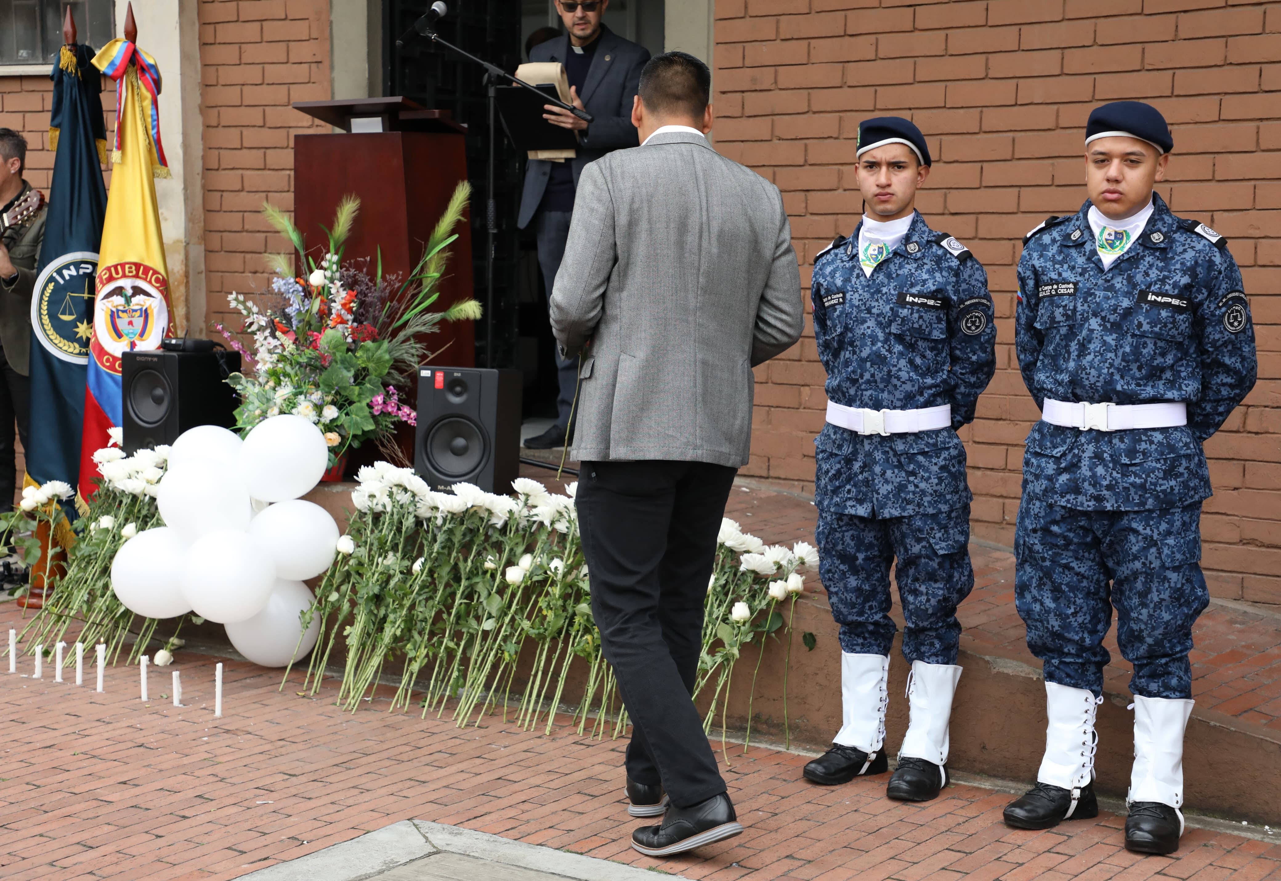 Inpec rechaza hechos de violencia contra sus funcionarios y rinde homenaje a las víctimas