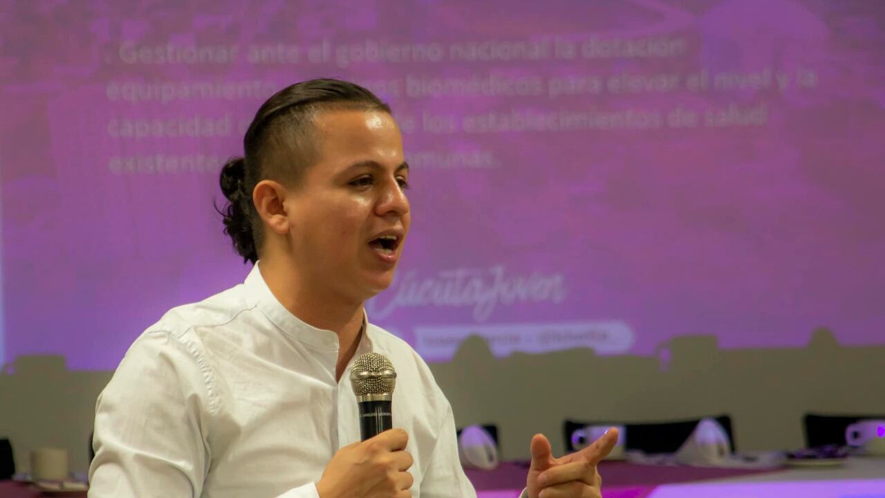 Isaac García, candidato a la Alcaldía de Cúcuta.