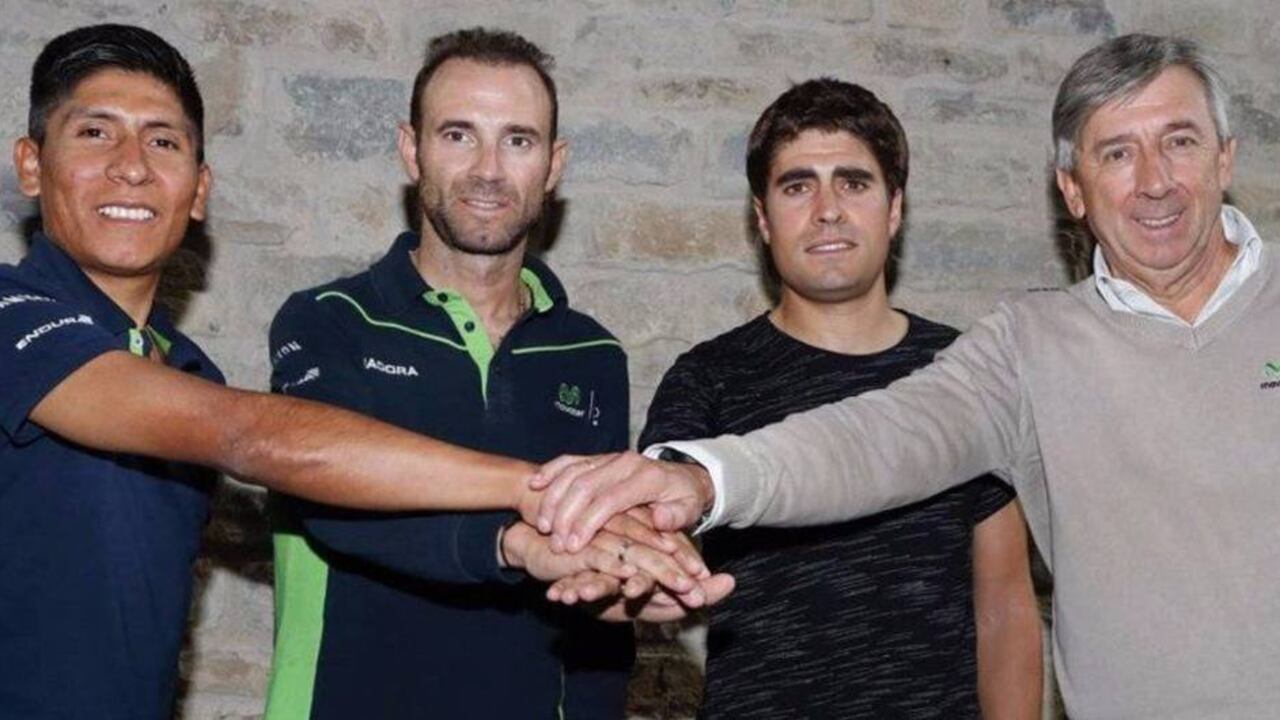 Nairo estuvo en el Movistar Team desde 2012