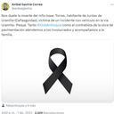 El Gobernador dio su sentido pésame por la tragedia.