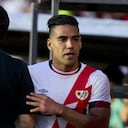 El último partido de Falcao fue el 26 de febrero en Vallecas contra el Real Madrid