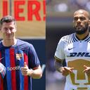 Robert Lewandowski y Dani Alves.