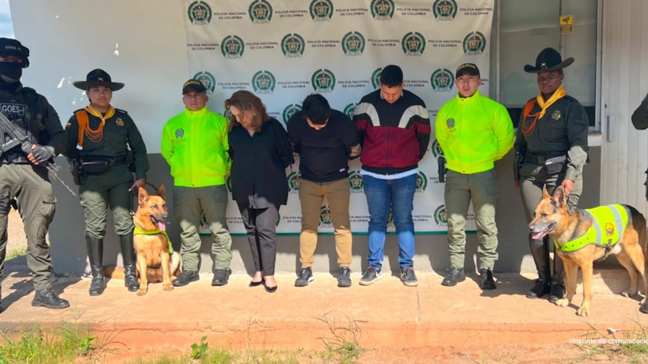 Los capturados son: Nancy Teresa González de Barberi, Diego Mauricio Rodríguez Giraldo, y Jhon Camilo Aguilar Jaramillo.