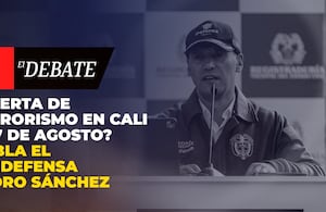 ¿Alerta de terrorismo en Cali el 7 de agosto? Habla el MinDefensa Pedro Sánchez