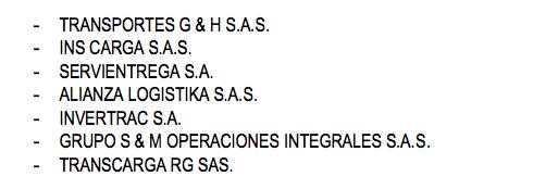 Transporte terrrestre