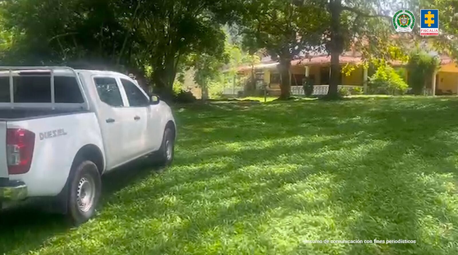 Las fincas habrían sido compradas con dinero del narcotráfico, según la Fiscalía.