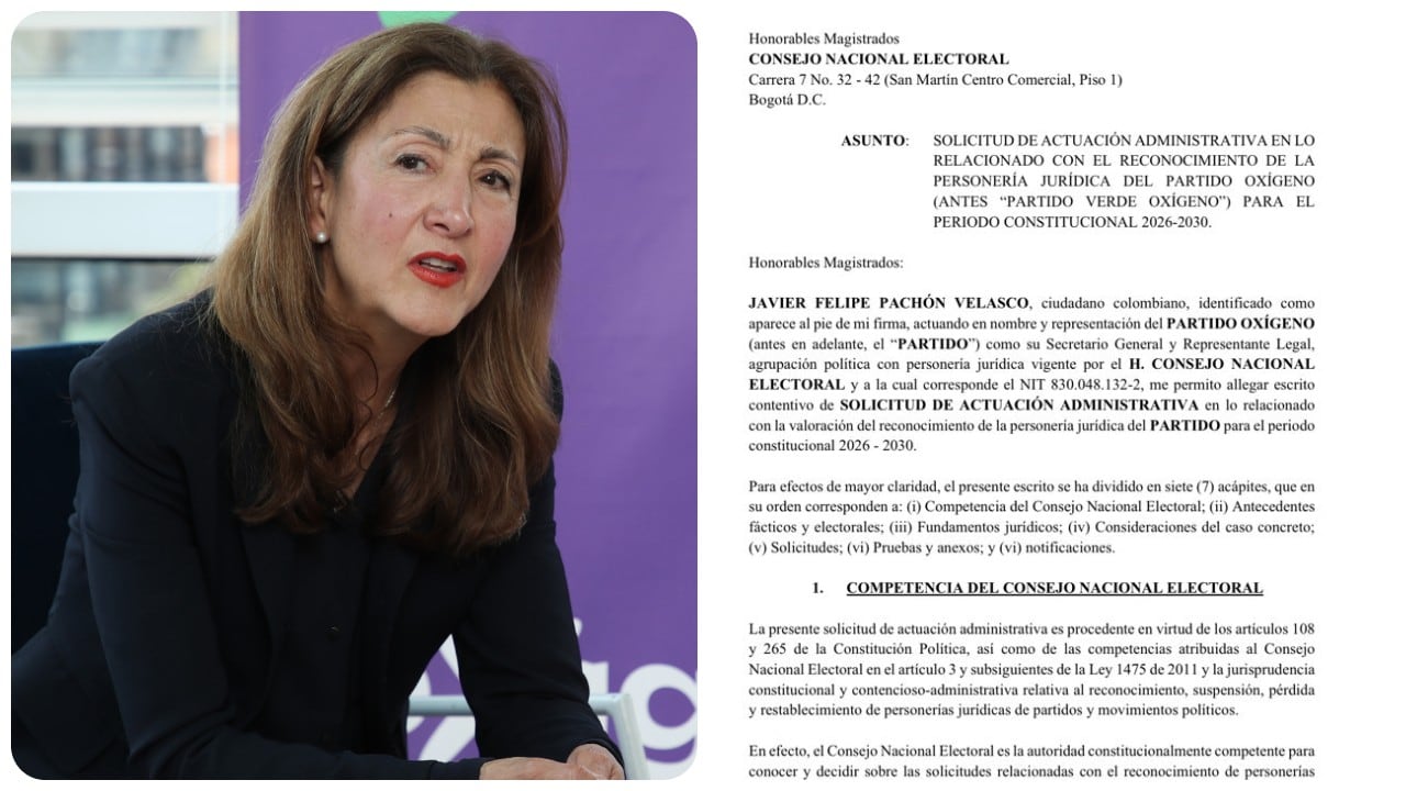 Ingrid Betancourt y el documento que envió al CNE.