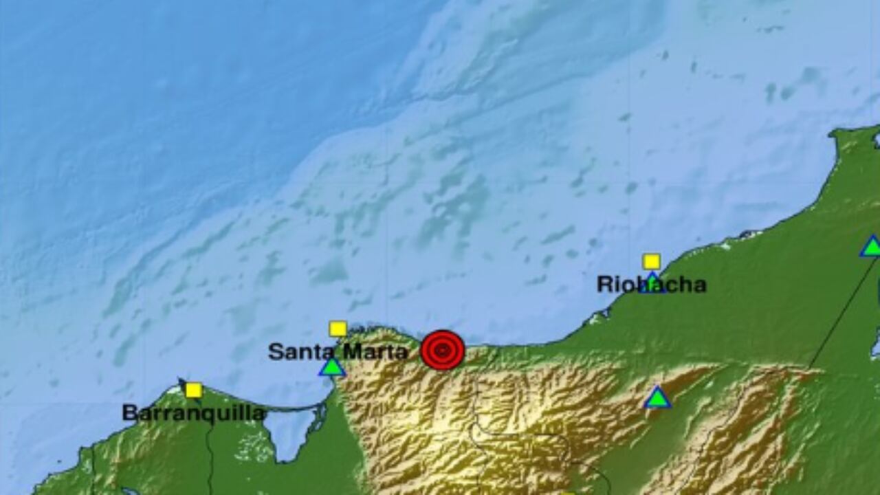 Temblor en Colombia hoy martes, 16 de diciembre.