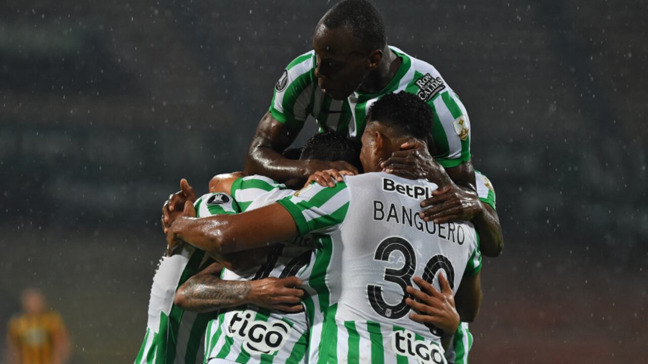 Atlético Nacional avanza en la Copa Libertadores. Foto: AFP / JOAQUIN SARMIENTO