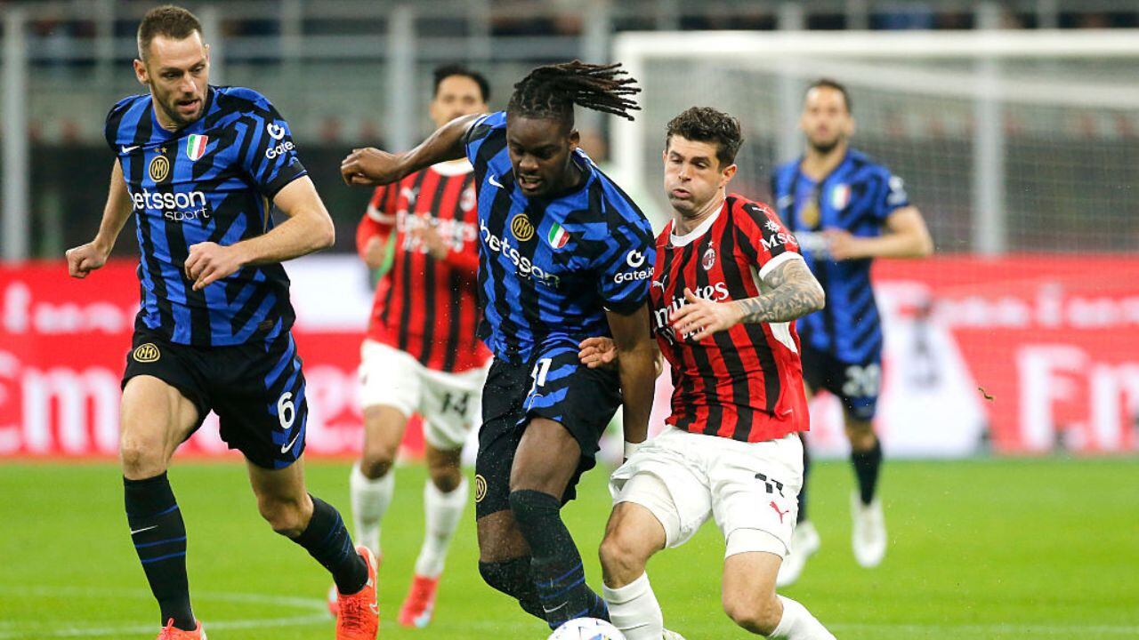 Inter y Milan en Copa Italia.