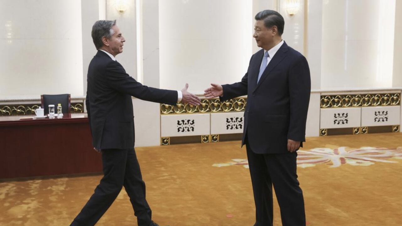 Antony Blinken se reunió con el presidente de China, Xi Jinping