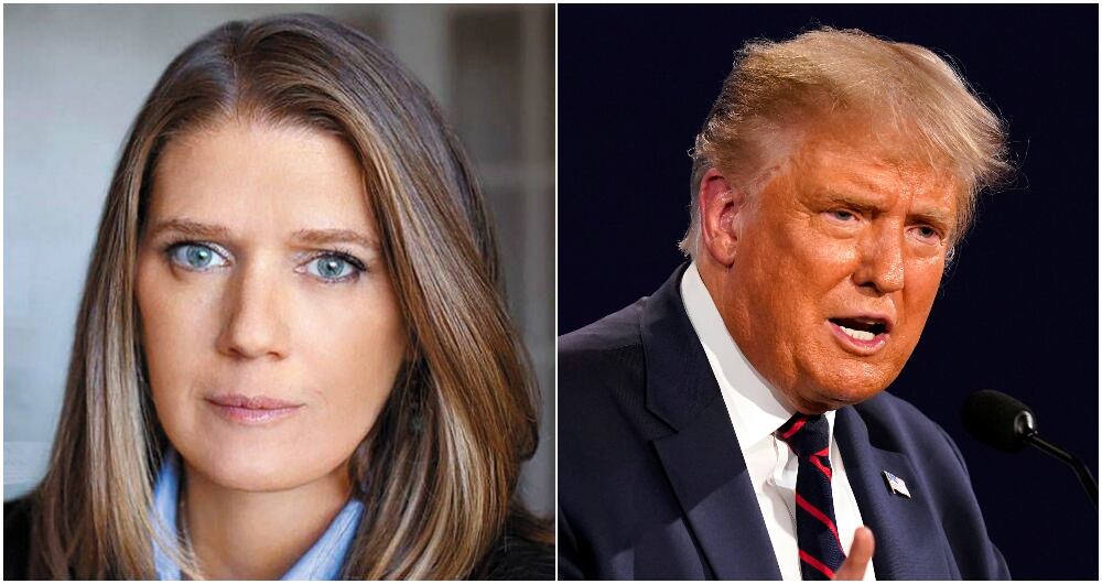 Donald Trump y su sobrina Mary Trump.