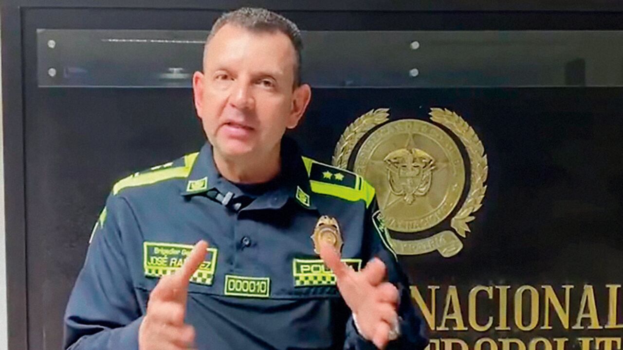 El general José Luis Ramírez, director de la Dijín, indicó que las capturas de los albaneses forman parte de la cooperación internacional de Interpol.