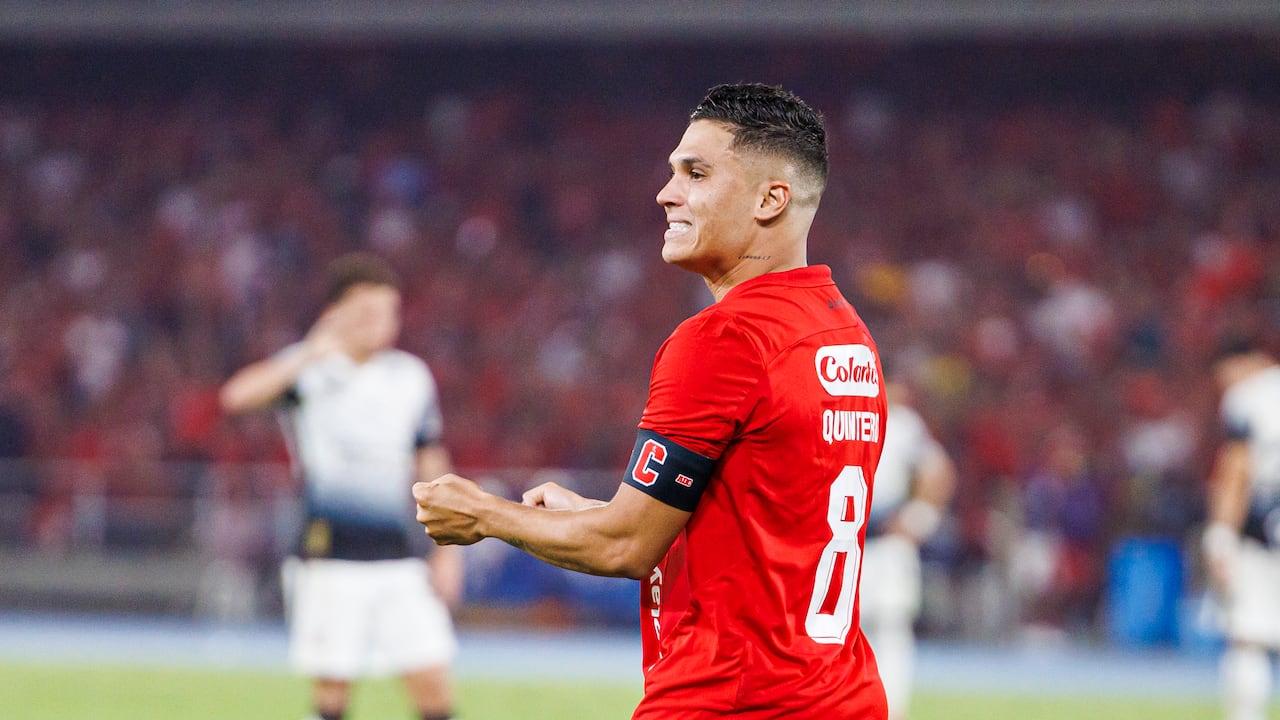 SANTIAGO DE CALI, COLOMBIA - APRIL 8: Juan Fernando Quintero of America de Cali reacts during a Copa CONMEBOL Sudamericana 2025 match between America and Corinthians at Estadio Olimpico Pascual Guerrero on April 8, 2025 in Santiago de Cali, Colombia. (Photo by Mauricio Duque/Eurasia Sport Images/Getty Images)