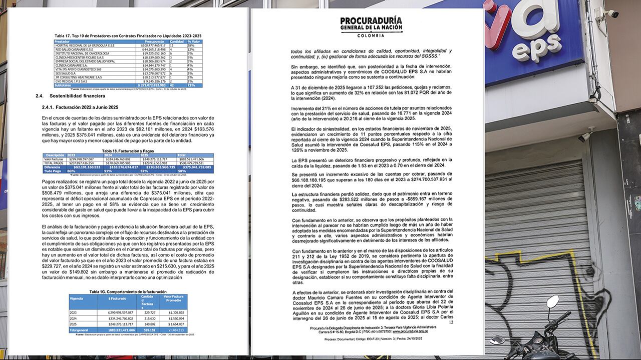 Balances de la Procuraduría sobre la situación que atraviesa la Nueva EPS.