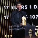 Lamine Yamal en la gala del Balón de Oro