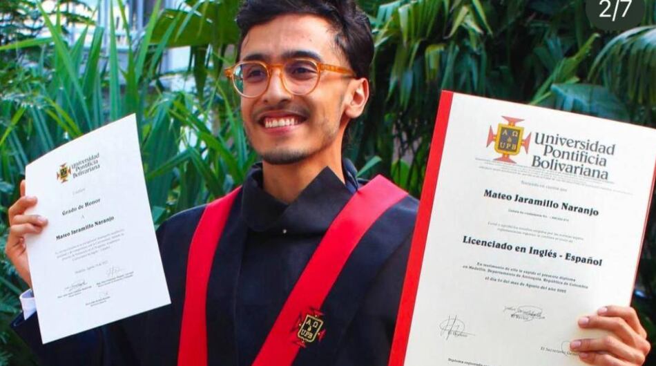 Mateo Jaramillo Naranjo, asesinado en Medellín.