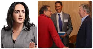 La senadora María Fernanda Cabal critica el encuentro entre Juan Manuel Santos y Gustavo Petro.