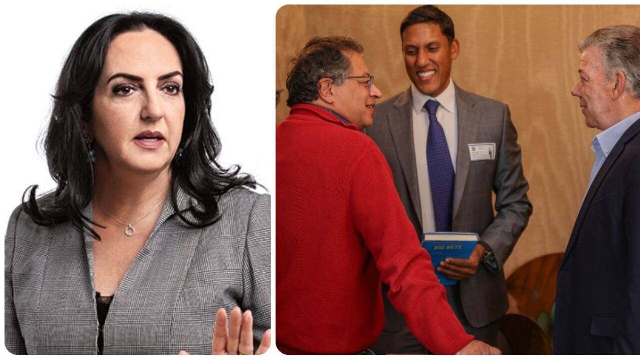 La senadora María Fernanda Cabal critica el encuentro entre Juan Manuel Santos y Gustavo Petro.