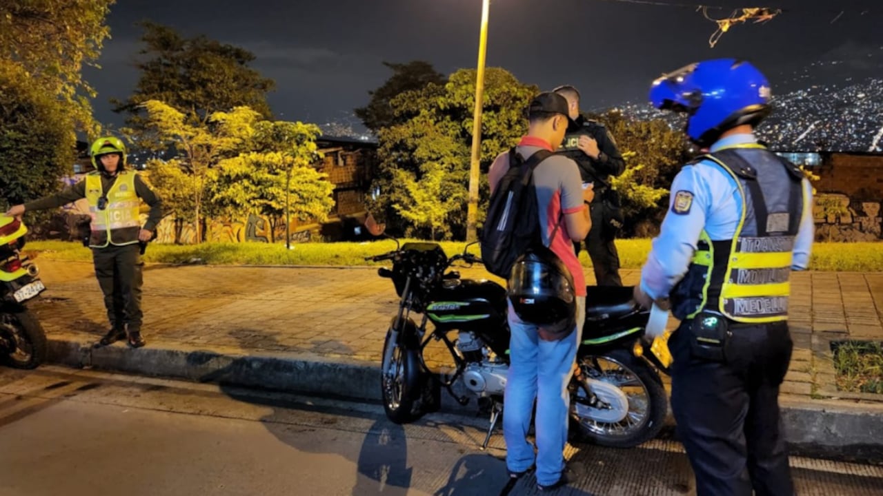 Control de piques ilegales en Medellín.