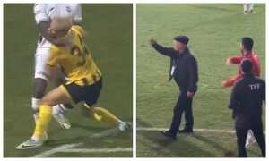 En Turquíase retira del partido por orden de su presidente,porque el árbitro no les señala un penalti.