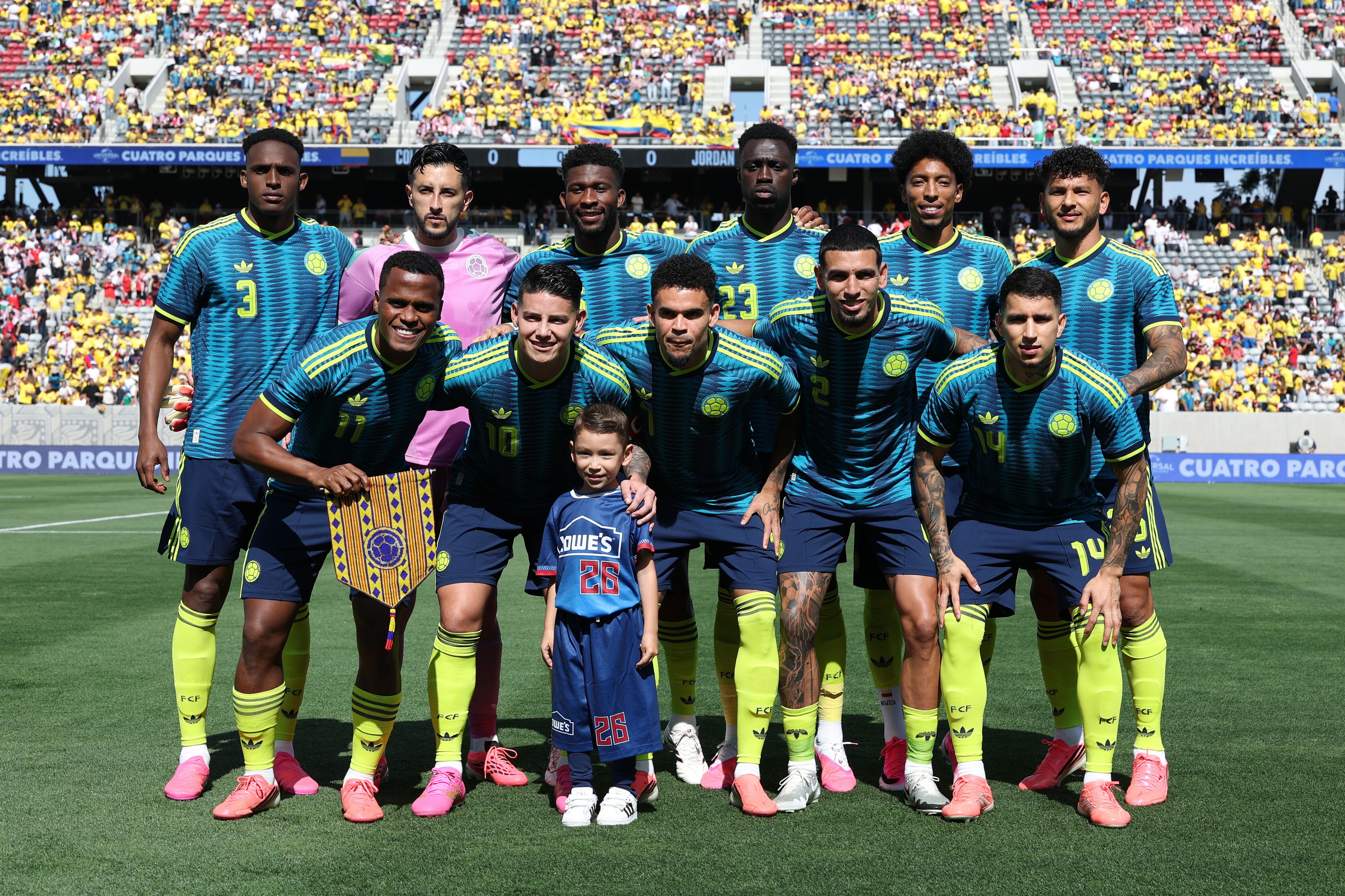Selección Colombia vs Jordania