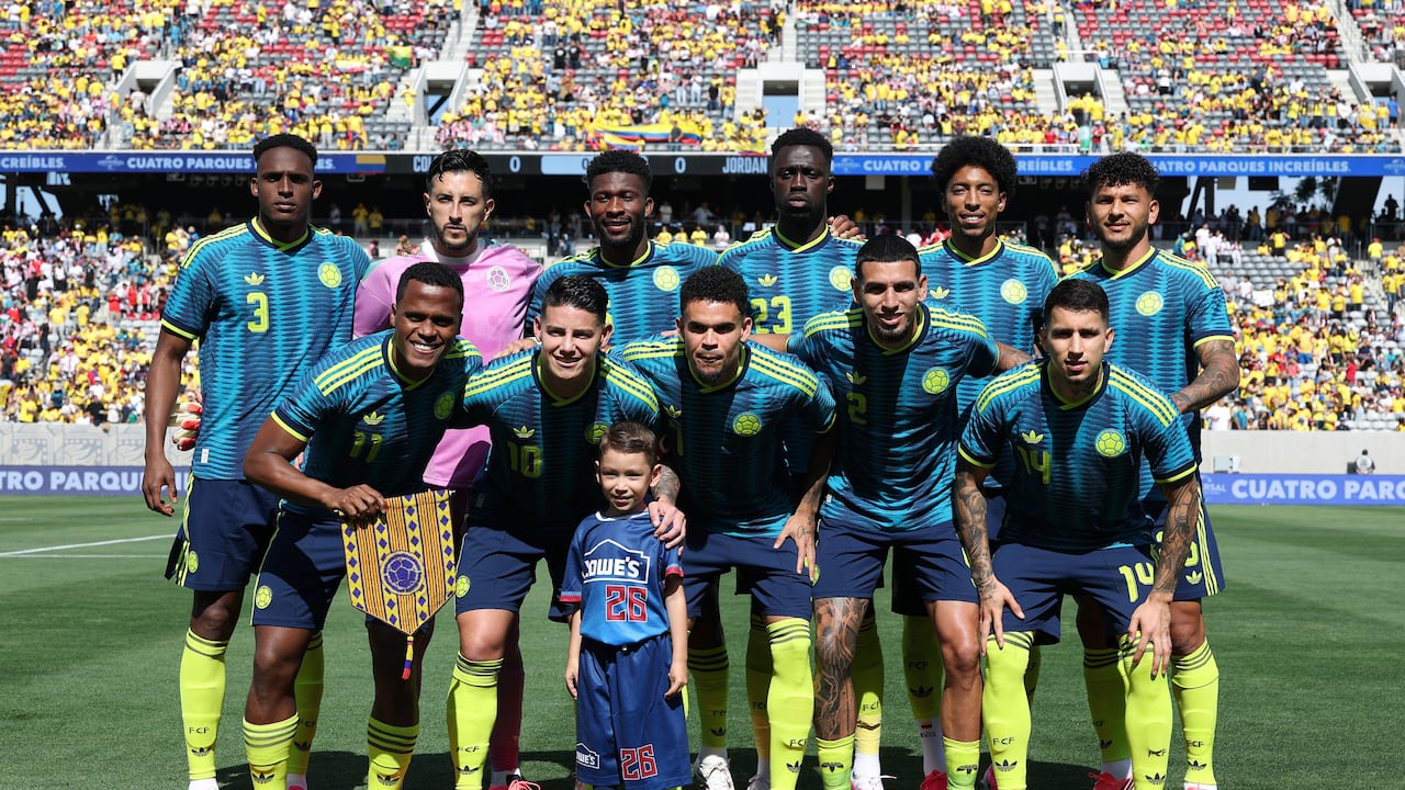 Selección Colombia vs Jordania