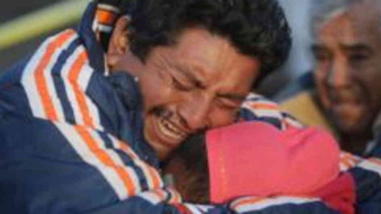 Muchos todavía no saben qué pasó con sus familiares tras la explosión. Foto: GETTY-BBC.