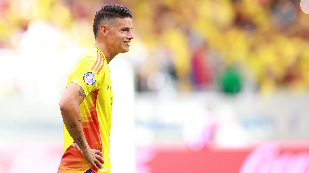 James Rodríguez en la Copa América con Colombia