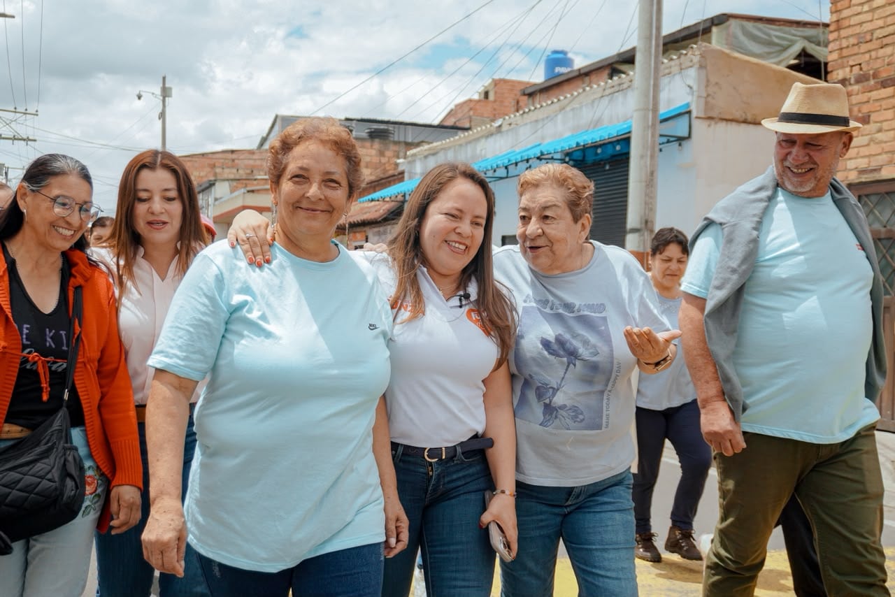 La alcaldesa de Funza, Jeimmy Villamil Buitrago.