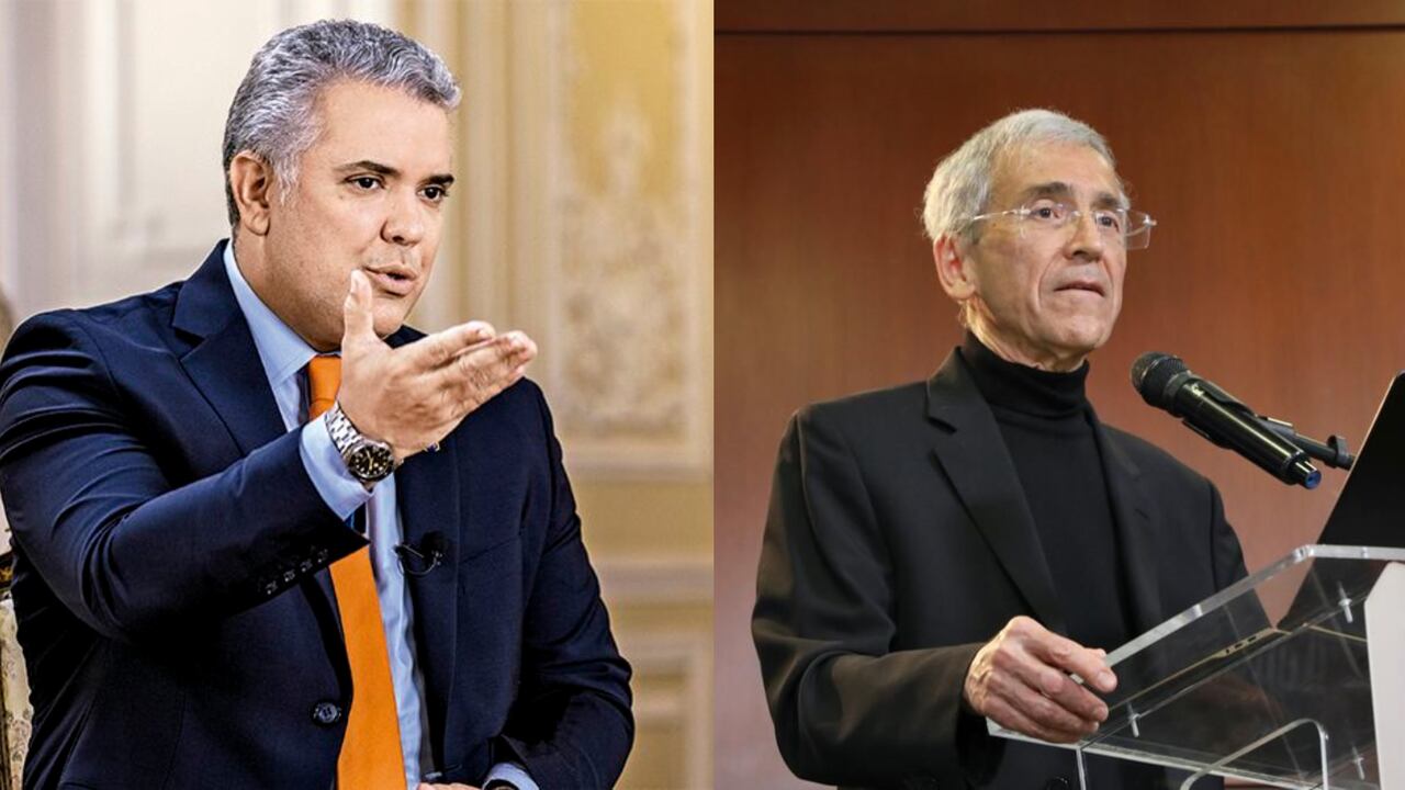 Presidente Iván Duque y padre Francisco de Roux